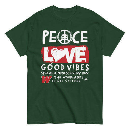 The Woodlands High School Highlanders Forest Green Classic Unisex T-shirt 240