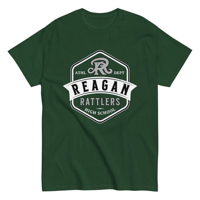 Reagan High School Rattlers Forest Green Classic Unisex T-shirt 209
