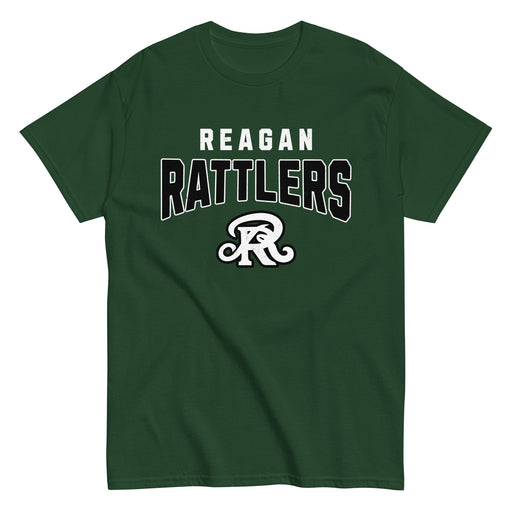 Reagan High School Rattlers Forest Green Classic Unisex T-shirt 234