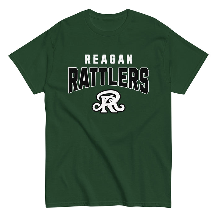 Reagan High School Rattlers Forest Green Classic Unisex T-shirt 234