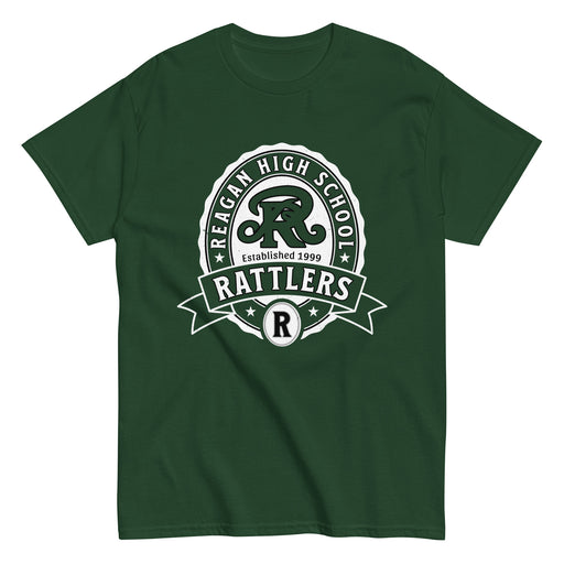 Reagan High School Rattlers Forest Green Classic Unisex T-shirt 212