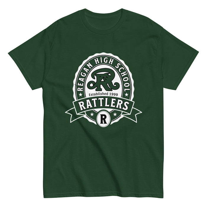 Reagan High School Rattlers Forest Green Classic Unisex T-shirt 212