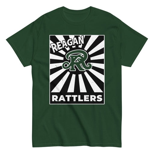 Reagan High School Rattlers Forest Green Classic Unisex T-shirt 226