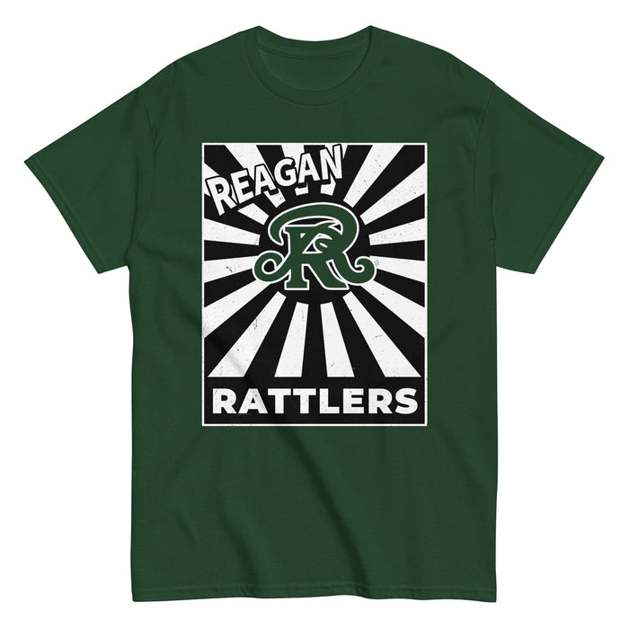 Reagan High School Rattlers Forest Green Classic Unisex T-shirt 226