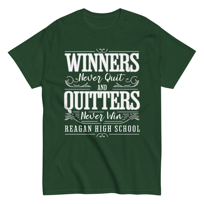 Reagan High School Rattlers Forest Green Classic Unisex T-shirt 237