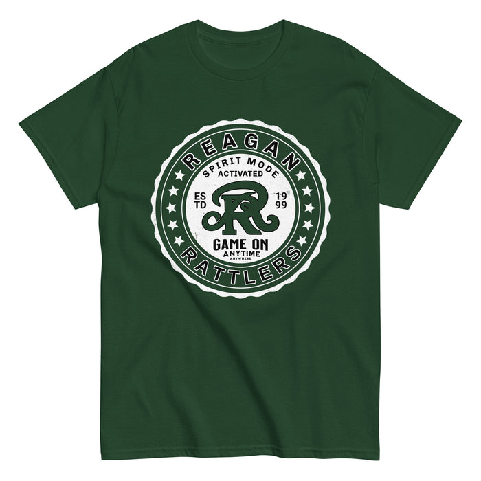 Reagan High School Rattlers Forest Green Classic Unisex T-shirt 216