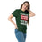 Woman wearing The Woodlands High School Highlanders Forest Green Classic Unisex T-shirt 231