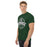 Man wearing Reagan High School Rattlers Forest Green Classic Unisex T-shirt 209