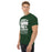 Man wearing Reagan High School Rattlers Forest Green Classic Unisex T-shirt 232