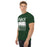 Man wearing Reagan High School Rattlers Forest Green Classic Unisex T-shirt 240
