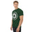 Man wearing Reagan High School Rattlers Forest Green Classic Unisex T-shirt 216