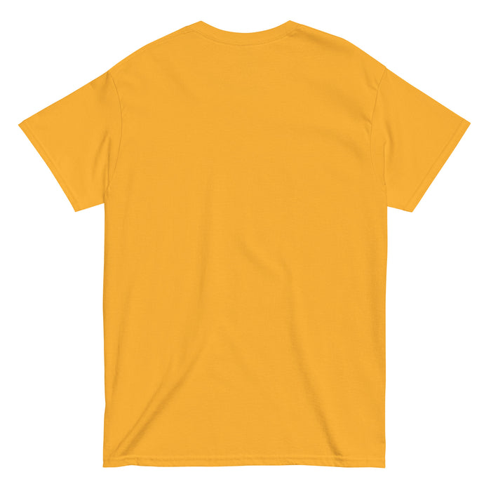 Back view of Nimitz High School Cougars Gold Classic Unisex T-shirt 253