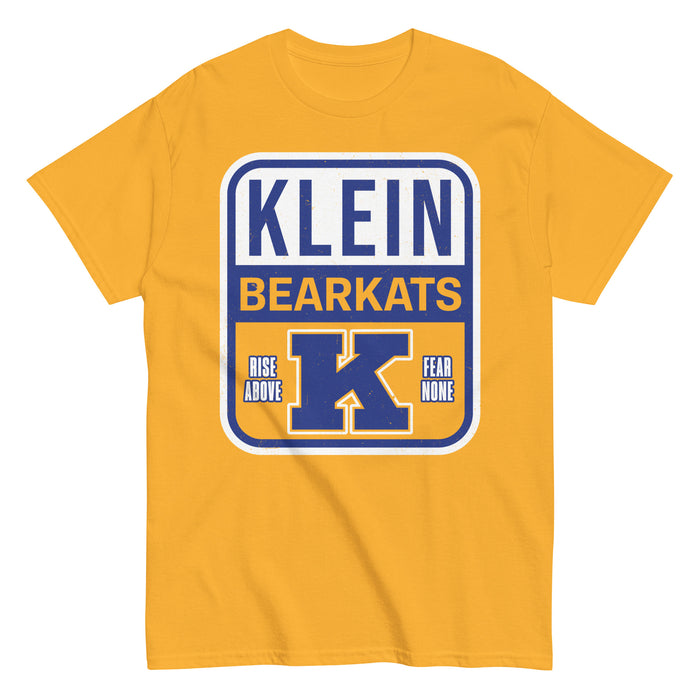 Klein High School Bearkats Gold Classic Unisex T-shirt 001