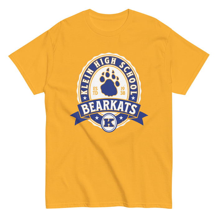 Klein High School Bearkats Gold Classic Unisex T-shirt 212