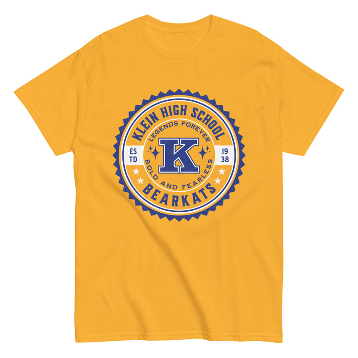 Klein High School Bearkats Gold Classic Unisex T-shirt 203