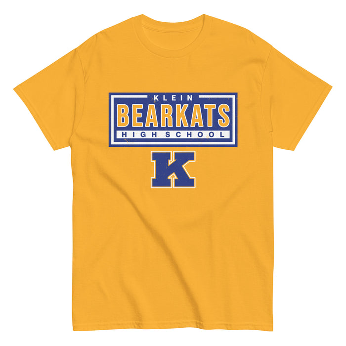 Klein High School Bearkats Gold Classic Unisex T-shirt 049