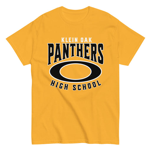 Klein Oak High School Panthers Classic Unisex Gold T-shirt 213