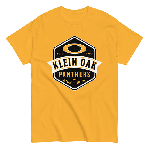 Klein Oak High School Panthers Classic Unisex Gold T-shirt 209