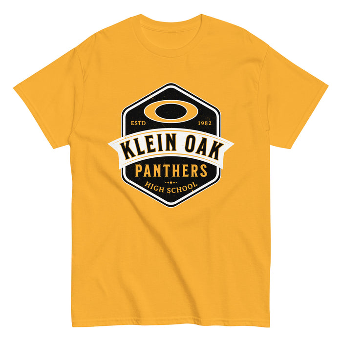 Klein Oak High School Panthers Classic Unisex Gold T-shirt 209