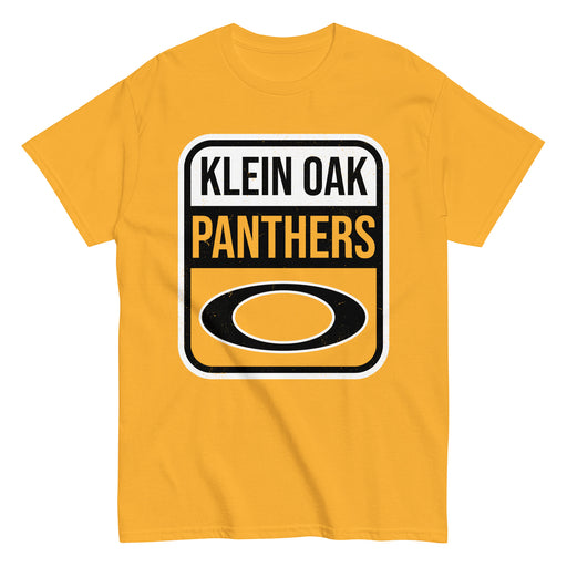 Klein Oak High School Panthers Classic Unisex Gold T-shirt 001