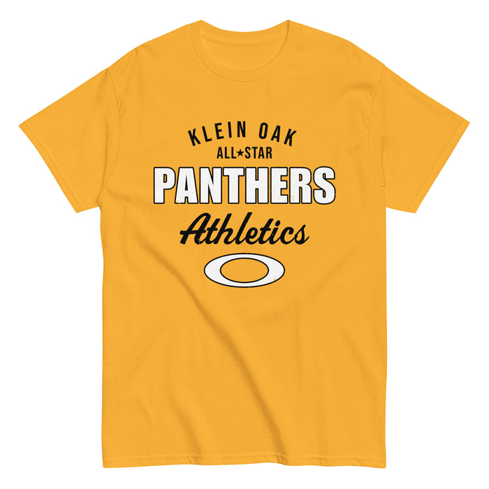 Klein Oak High School Panthers Classic Unisex Gold T-shirt 034