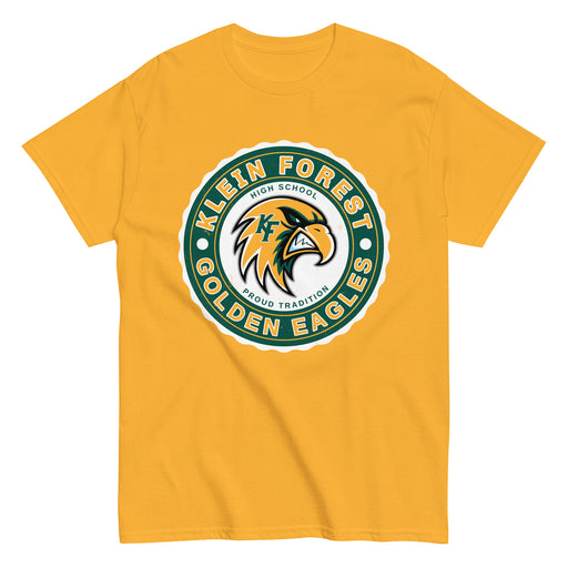 Klein Forest High School Golden Eagles Classic Unisex Gold T-shirt 216