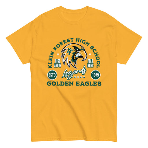 Klein Forest High School Golden Eagles Classic Unisex Gold T-shirt 208