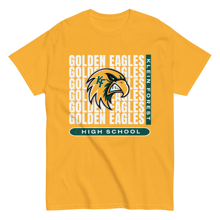Klein Forest High School Golden Eagles Classic Unisex Gold T-shirt 235
