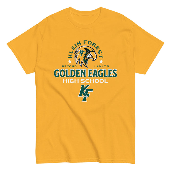 Klein Forest High School Golden Eagles Classic Unisex Gold T-shirt 222