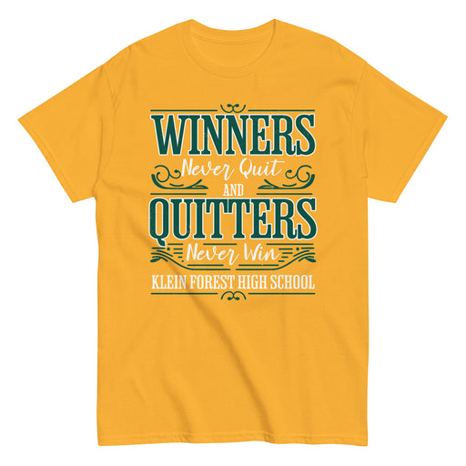 Klein Forest High School Golden Eagles Classic Unisex Gold T-shirt 237