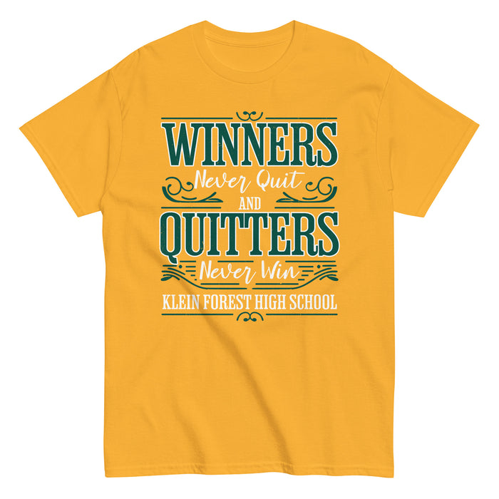 Klein Forest High School Golden Eagles Classic Unisex Gold T-shirt 237