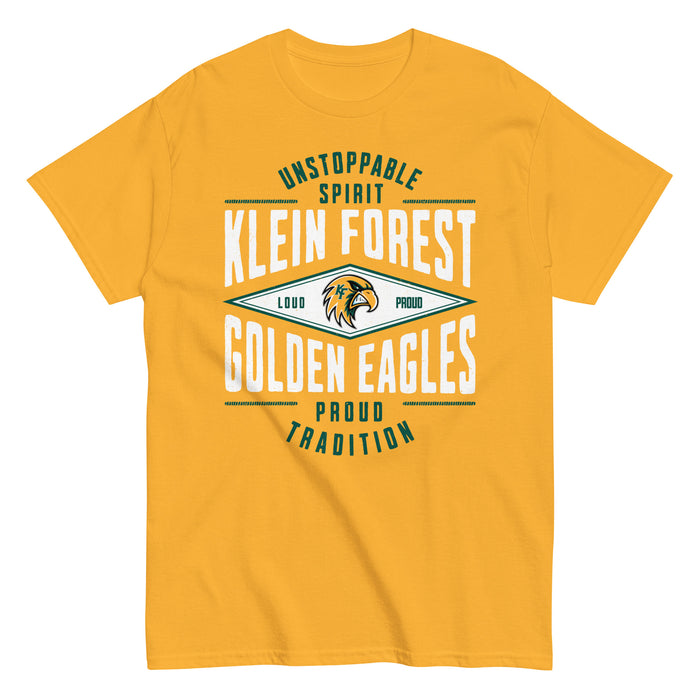Klein Forest High School Golden Eagles Classic Unisex Gold T-shirt 210