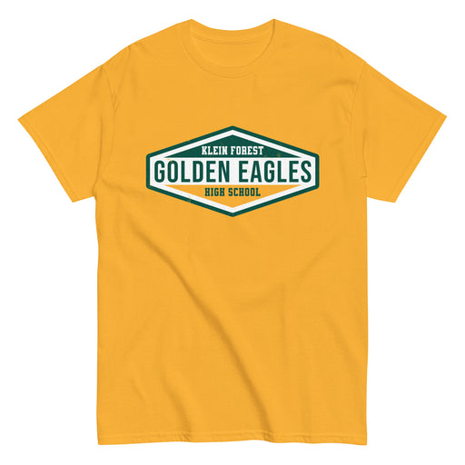 Klein Forest High School Golden Eagles Classic Unisex Gold T-shirt 009