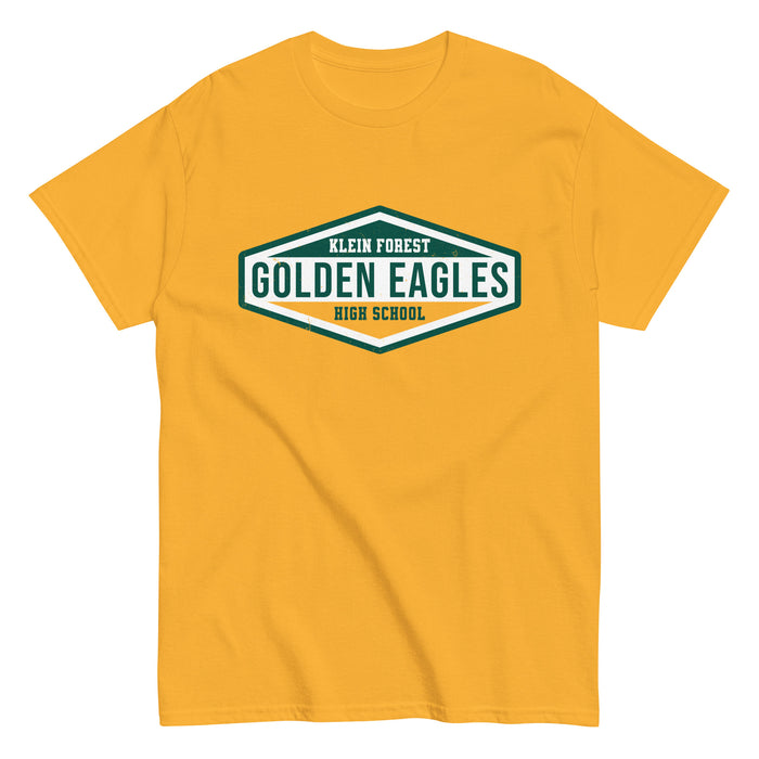Klein Forest High School Golden Eagles Classic Unisex Gold T-shirt 009