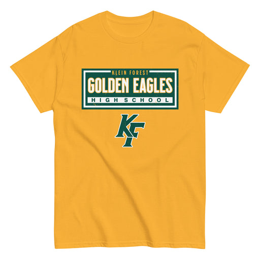 Klein Forest High School Golden Eagles Classic Unisex Gold T-shirt 049