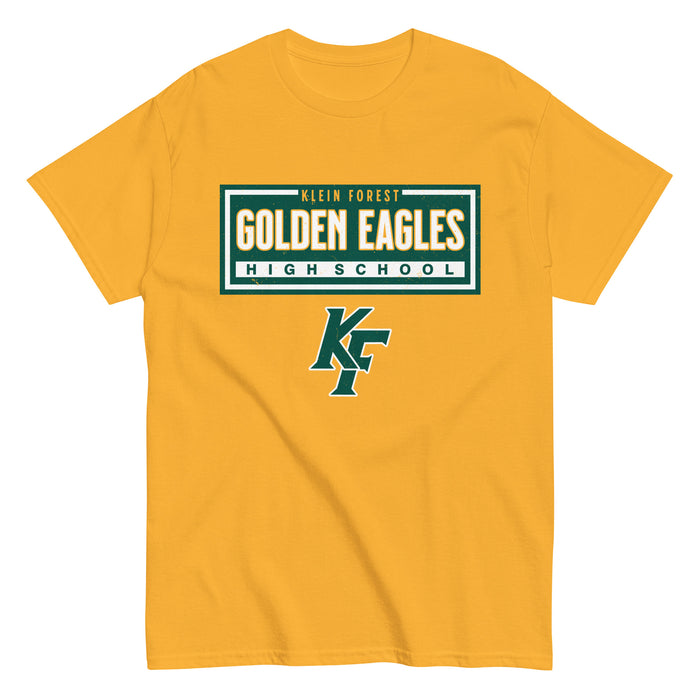 Klein Forest High School Golden Eagles Classic Unisex Gold T-shirt 049