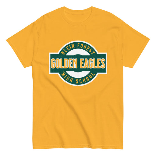 Klein Forest High School Golden Eagles Classic Unisex Gold T-shirt 011