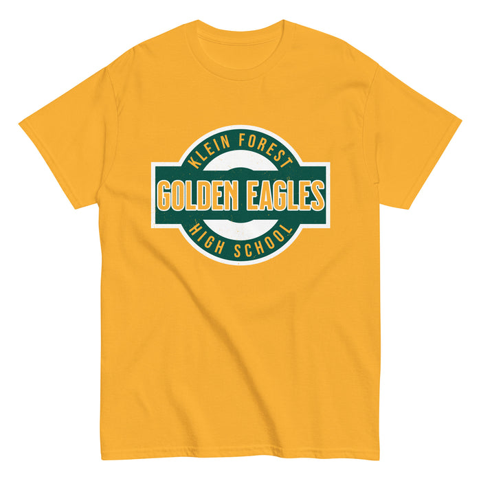Klein Forest High School Golden Eagles Classic Unisex Gold T-shirt 011