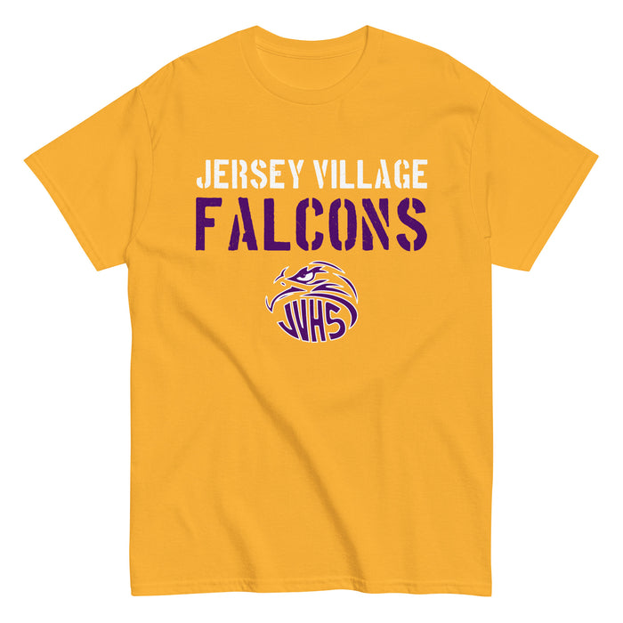Jersey Village High School Falcons Gold Classic Unisex T-shirt 017