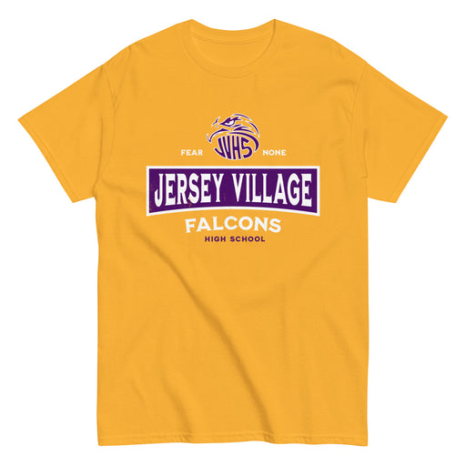 Jersey Village High School Falcons Gold Classic Unisex T-shirt 202