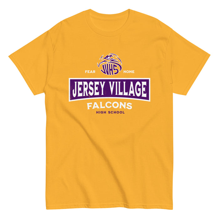 Jersey Village High School Falcons Gold Classic Unisex T-shirt 202