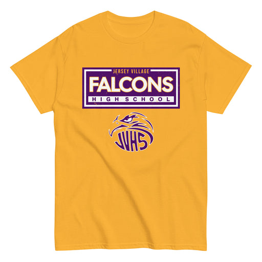 Jersey Village High School Falcons Gold Classic Unisex T-shirt 049
