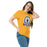 Woman wearing Klein High School Bearkats Gold Classic Unisex T-shirt 212