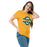 Woman wearing Klein Forest High School Golden Eagles Classic Unisex Gold T-shirt 011