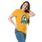 Woman wearing Klein Forest High School Golden Eagles Classic Unisex Gold T-shirt 212