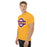 Man wearing Jersey Village High School Falcons Gold Classic Unisex T-shirt 011
