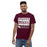 Front view of Round Rock High School Dragons Maroon Classic Unisex T-shirt 238
