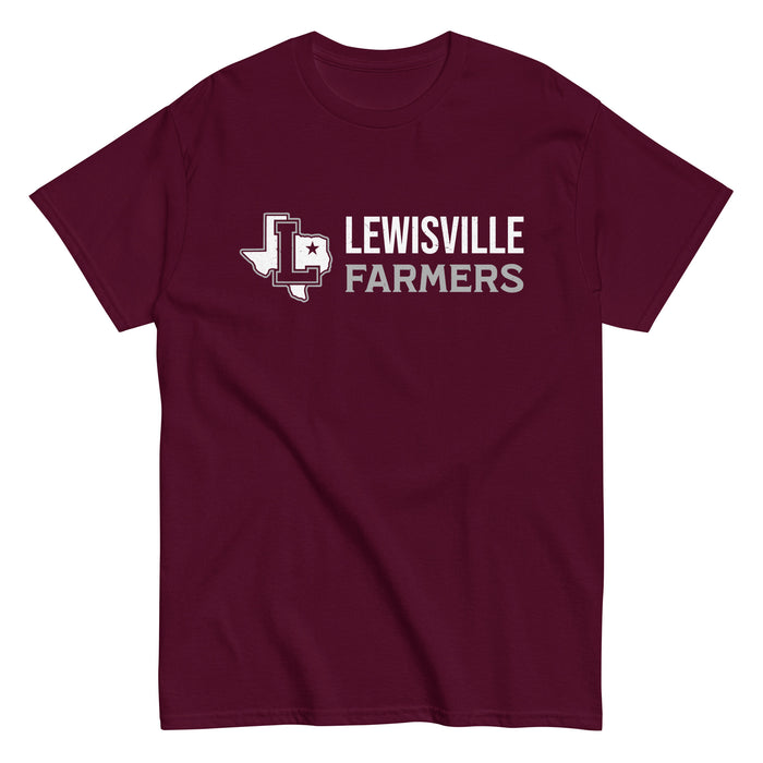 Lewisville High School Farmers Maroon Classic Unisex T-shirt 200