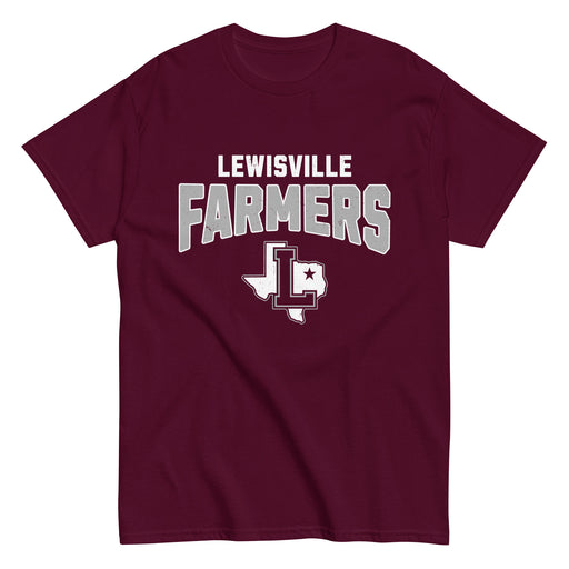 Lewisville High School Farmers Maroon Classic Unisex T-shirt 234