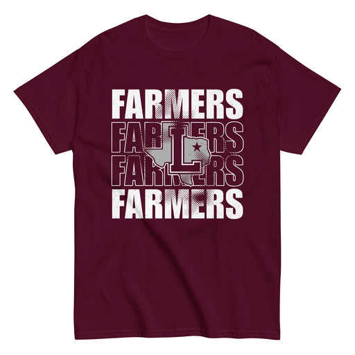 Lewisville High School Farmers Maroon Classic Unisex T-shirt 233